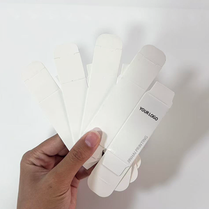 Custom Recycled Packaging Coating Glossy Lamination Cosmetic Paper Box 2ml 3ml 10ml Vial Glass Boxes with <strong>Plastic</strong> <strong>Tray</strong> - Product Image 5