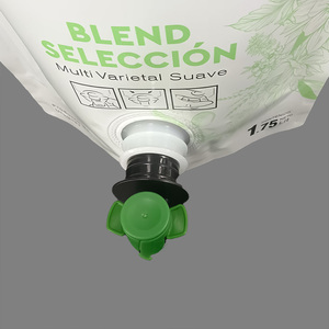 ถุงใส่กาแฟเหลวแบบพกพาที่มีที่จับวาล์ว Vitop แบบตั้งปลอดภัยทำจาก PE เกรดอาหาร1.75L กำหนดเอง - Product Image 2