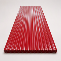 Tôle d'acier ondulée galvanisée à chaud, panneau de toiture en aluminium-zinc, revêtement personnalisé