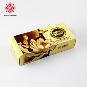 Caja de Cartón Plegable Impresa Personalizada de Grado Alimenticio, Caja de Embalaje de Papel de Estilo Chino de Lujo para Pastelería, Bocadillos y Regalos de Confitería - Product Image 1