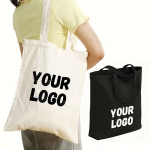 Promotional Gifts Custom LOGO Printed Canvas Tote Bag Customised Canvas Bag Canvas Tote Bag Logo - Product Image 1