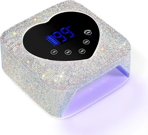 Lampe à ongles UV LED sans fil 72W rechargeable, séchoir tactile à polymérisation rapide, portable pour usage domestique, double lumière - Product Image 1