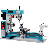 Máquina combinada de fresado y perforación de torno multiusos, mini banco pequeño OEM de alta calidad, 3 en 1, la mejor oferta, HQ500 HQ800