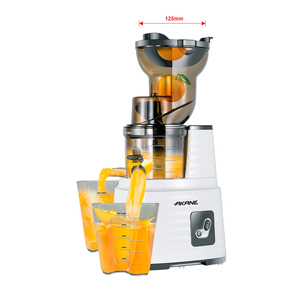 Extracteur de jus lent à froid AKANE 125 mm, grand calibre, design moderne, électrique, pour usage domestique, presse-jus de canne à sucre avec tête d'angle - Product Image 1