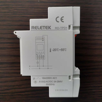 RELETEK Minuteur numérique programmable hebdomadaire à canal unique, relais numérique AC220V-240V 50/60HZ, miniature, scellé, OLED
