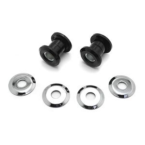 Barre stabilisatrice noir guidon Riser douille en uréthane pour moto Softail - Product Image 1