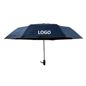 Sombrilla Retráctil Automática de 3 Pliegues TR con Tela de Nailon 190T, Varillas de Fibra de Vidrio, Diámetro Abierto de 120 cm, para Viajes - Product Image 1