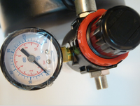 Compresseur d'air à piston mini 3L à faible bruit et sans huile, refroidi par air, avec réservoir et manomètre, pour aérographe - Vente chaude