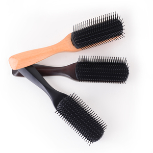 Coussin d'air détachable 9 rangées amovible droite large dent douche cheveux bouclés peigne <span class=keywords><strong>Denman</strong></span> <span class=keywords><strong>brosse</strong></span> - Product Image 3