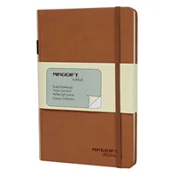 Cuaderno de Regalo de Lujo Personalizado con Tapa Dura de Cuero PU A4/A5/A6/B5/B6, Diario de Negocios Recargable con Soporte para Bolígrafo