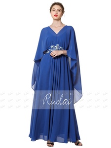 Ruolai BWC1017 simple A-ligne col en V broderie avec <span class=keywords><strong>veste</strong></span> robes de <span class=keywords><strong>demoiselle</strong></span> <span class=keywords><strong>d</strong></span>'<span class=keywords><strong>honneur</strong></span> pour femme - Product Image 3