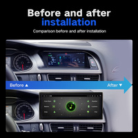 CKSD 10.25 pouces lecteur multimédia BT 4G Google voiture affichage radio android carplay stéréo pour Audi A4 B8 A5 2009-2016 bas