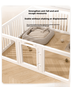 คอกกั้นสุนัขพลาสติกทันสมัย ขนาด <span class=keywords><strong>10</strong></span>+2 80*120*60 ซม. ประกอบง่าย พับเก็บได้ สำหรับลูกสุนัขและสัตว์เลี้ยงขนาดเล็กถึงกลาง - Product Image 2