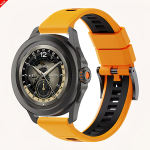 Correa de Silicona de 24 mm de Doble Color Compatible con Relojes Suntop, Transpirable, Cómoda, Accesorio para un Reloj Inteligente Deportivo - Product Image 1