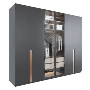 PA furniture folding portable bedroom black walldrope closet almari wall wardrobe by handles