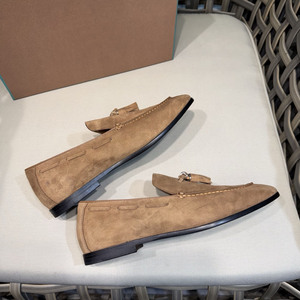 Mocassins en <span class=keywords><strong>daim</strong></span> pour <span class=keywords><strong>homme</strong></span>, bout rond, à glands, nouvelle mode d'hiver, <span class=keywords><strong>chaussures</strong></span> décontractées à enfiler, couleur unie, semelle intermédiaire et extérieure en TPU - Product Image 3