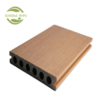 Revêtement de terrasse WPC antidérapant, imperméable, faible entretien, pour extérieur, bois-plastique composite, pour piscine, patio, projets commerciaux