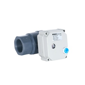 Vanne à boisseau sphérique électrique DN25 1 en plastique, résistante aux acides, pour eau, air, température normale - Product Image 5