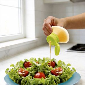 Trending Products 2026 New Arrivals Eco-Friendly Silicone <b>Salad</b> Dressing Container Sauce Bottle <b>Salad</b> <b>Tools</b> - Product Image 4