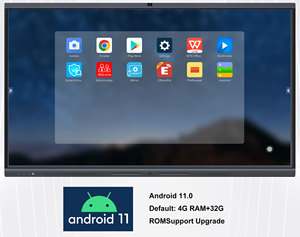 HDfocus 65 75 inch màn hình cảm ứng bảng thông minh <span class=keywords><strong>LCD</strong></span> hiển thị phòng họp giáo dục tất cả trong một PC bảng tương tác - Product Image 3