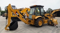 Gebrauchte Bagger lader Bagger lader China Small Wheel Mini 4x4 Traktor Bagger Bagger Bagger lader Zum Verkauf 2020 CAT 420F