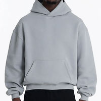Sweat à capuche unisexe personnalisé brodé, écologique, lourd et délavé pour femmes et hommes