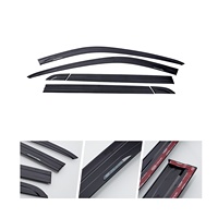 Vent Visor Injection Original Noir Couleur Fenêtre Déflecteur TXR Auto Accessoires Extérieurs pour Hyundai PALISADE 2020-