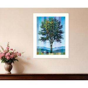 HMS quando per amore cresce 1 decorazione per la casa elegante con cornice bianca - Product Image 1