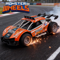 Voiture de sport RC 4 canaux 1:24, véhicule de course télécommandé 27 MHz pour enfants de 6 ans et plus, modèle de voiture de simulation tout-terrain