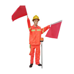 Fuente de alimentación solar Advertencia Llamativo Dispositivo de seguridad para la construcción de carreteras Bandera Swinging Robot de gestión de tráfico - Product Image 2