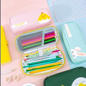Étui à crayons personnalisé promotionnel pour l'école, étui à crayons pour enfants, étui à crayons coréen à l'effigie de dessins animés pour garçons, trousse de maquillage - Product Image 4