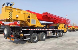 Grúa móvil hidráulica SANY STC500E, equipo industrial para instalación, maquinaria de construcción, camión con pluma. - Product Image 3