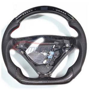 <span class=keywords><strong>Volant</strong></span> en fibre de carbone avec trous pour palettes, en suède, avec LED et indicateur de régime pour Mercedes B-enz Slk55 AMG <span class=keywords><strong>R171</strong></span> <span class=keywords><strong>SLK</strong></span> Slk350 - Product Image 2