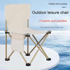 Chất Lượng Tốt Nhỏ Cắm Trại Ngoài Trời Gấp Di Động Giải Trí Câu Cá Phẳng Phân Train Vườn Nghệ Thuật Phác Thảo Ghế - Product Image 2