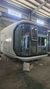 2025 modelo de fábrica nueva llegada gran oferta contenedor prefabricado cápsula espacial de lujo Casa patio trasero con cocina para <span class=keywords><strong>Costa</strong></span> de Marfil - Product Image 3