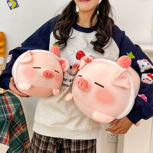 国境を越えた新しいピンクの豚のぬいぐるみ、柔らかくて可愛いぬいぐるみ、ギフト枕、誕生日プレゼント、ユニセックス向け - Product Image 2