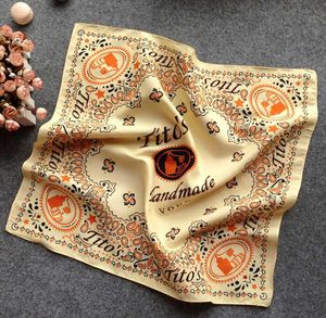 Wholesale Custom Cycling Headwear Neck Gaiter Silk Head Scarves Magic Head Wrap Square Scarf Cotton Square <strong>Bandana</strong> for Sale - Product Image 2