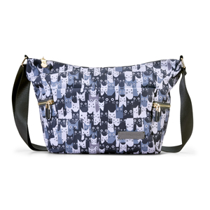 Bolso cruzado de nailon ligero con múltiples bolsillos y cremalleras, bolso bandolera informal para mujer, mochila de pecho para viajes al aire libre - Product Image 1