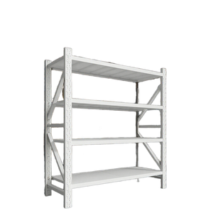Étagère de stockage en acier légère, réglable, sans boulons, à rivets, pour entrepôt, maison ou usine - Product Image 3