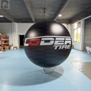 Sphère géante flottante à l'hélium réutilisable de 2m, 3m, 4m, avec logo personnalisé, ballon publicitaire gonflable pour la vente au détail/les campagnes communautaires/les festivals - Product Image 3