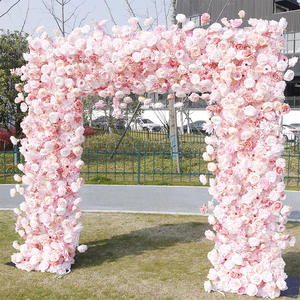 อุปกรณ์ตกแต่งพื้นหลังบ้านสำหรับตกแต่งผนังบ้านจำลองภาพติดผนังรูปทรงกุหลาบจำลองงาน<span class=keywords><strong>แต่งงาน</strong></span>แบบปรับแต่งได้ - Product Image 6