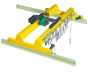 Double Girder Crane 50 ton with Trolley or Electric Winch Double Beam Workshop Electric Bridge Crane