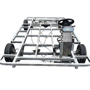 Châssis de camion alimentaire électrique à 4 roues en aluminium, 4,8 m, essieu simple, alimentation intégrée, utilisation en extérieur - Product Image 2