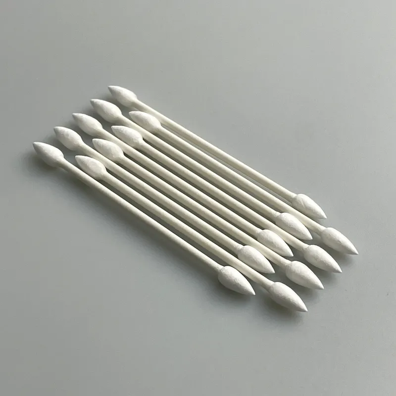 Stof Verwijderen Stok Q Tips Wattenstaafjes Dubbele Puntige Katoenen Puntige Stok