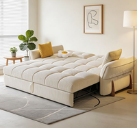 Canapé-lit extensible haut de gamme pour petit appartement avec matelas, pliable pour salon, balcon, canapé