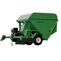 Aspirateur de gazon Rake-O-Vac 57 pouces avec rotor à pointe flexible et grande cuve pour l'entretien des pelouses - Prix de dépôt