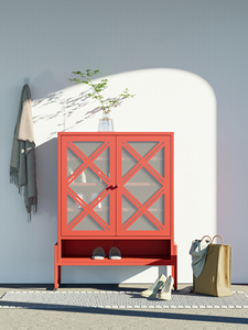 Современный трехполочный стальной шкаф для обуви, Заводская поставка для спальни, отеля, уличного шкафа для обуви с <span class=keywords><strong>2</strong></span> дверями - Product Image 5