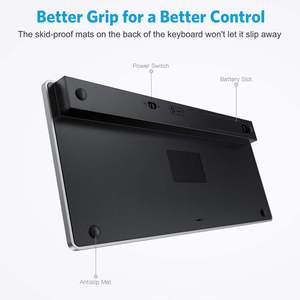 Teclado OEM de Bajo MOQ, Portátil, Ultrafino, Silencioso, Inalámbrico, Compacto, Mini, de Viaje, para Computadora, Oficina, Bluetooth - Product Image 3
