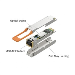 Transceiver QSFP28 100GBASE-SR4 fiable 850nm 100m sur fibre multimode OM4 avec interface MPO - Product Image 5
