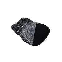 Clavier et tapis de souris avec repose-poignet en gel en mousse à mémoire de forme avec base en caoutchouc antidérapant pour ordinateur portable de bureau pour ordinateur de jeu de bureau
